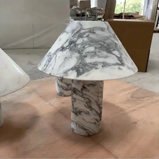 Arabescato Stone Lamp